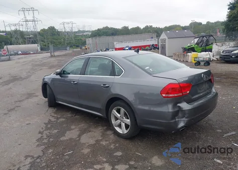 2012 Volkswagen Passat Se from USA, damaged, VIN 1VWBH7A31CC062168